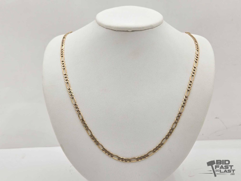 14kt Gold Necklace, 8.6g, Approx 24in Chain