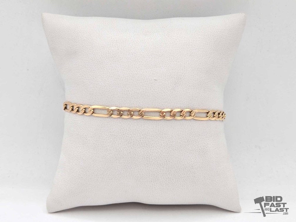 14kt Gold Bracelet, Yellow, 4.1g, 7 Inch