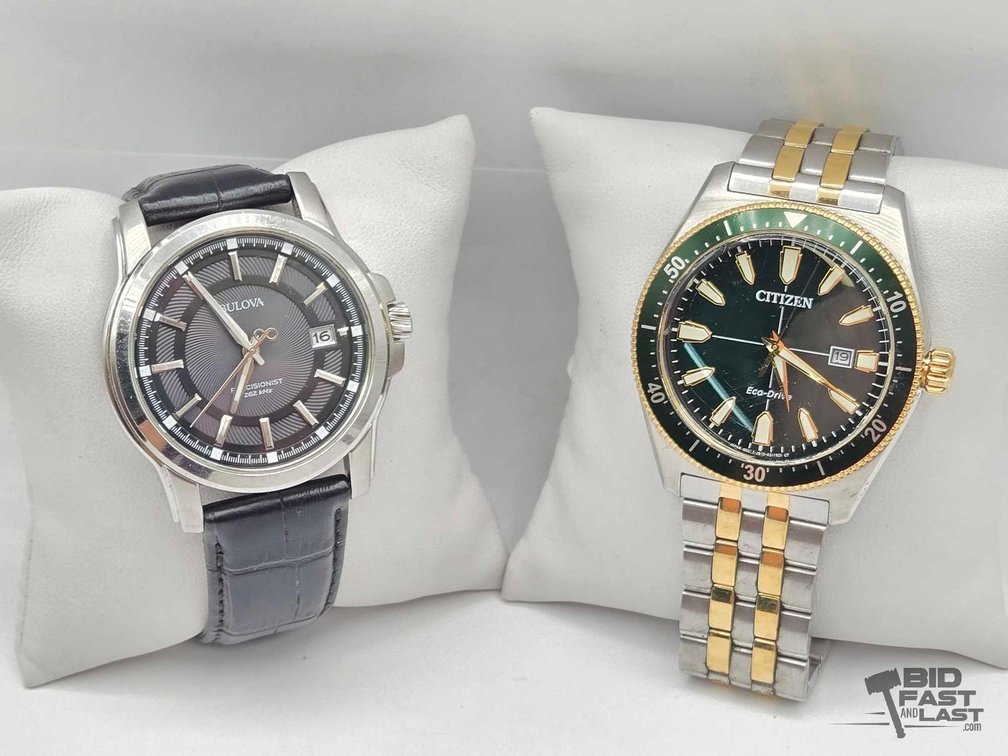 Bulova and Citizen Eco-Drive Men's Watches – Two-Watch Lot
