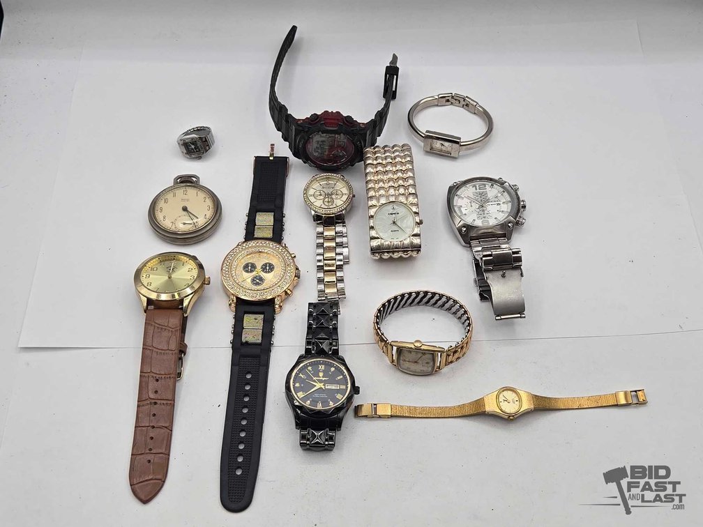 Bulk Watch Lot: Westclox Pocket Ben, Capezio, Beverly Hills Polo Club & More