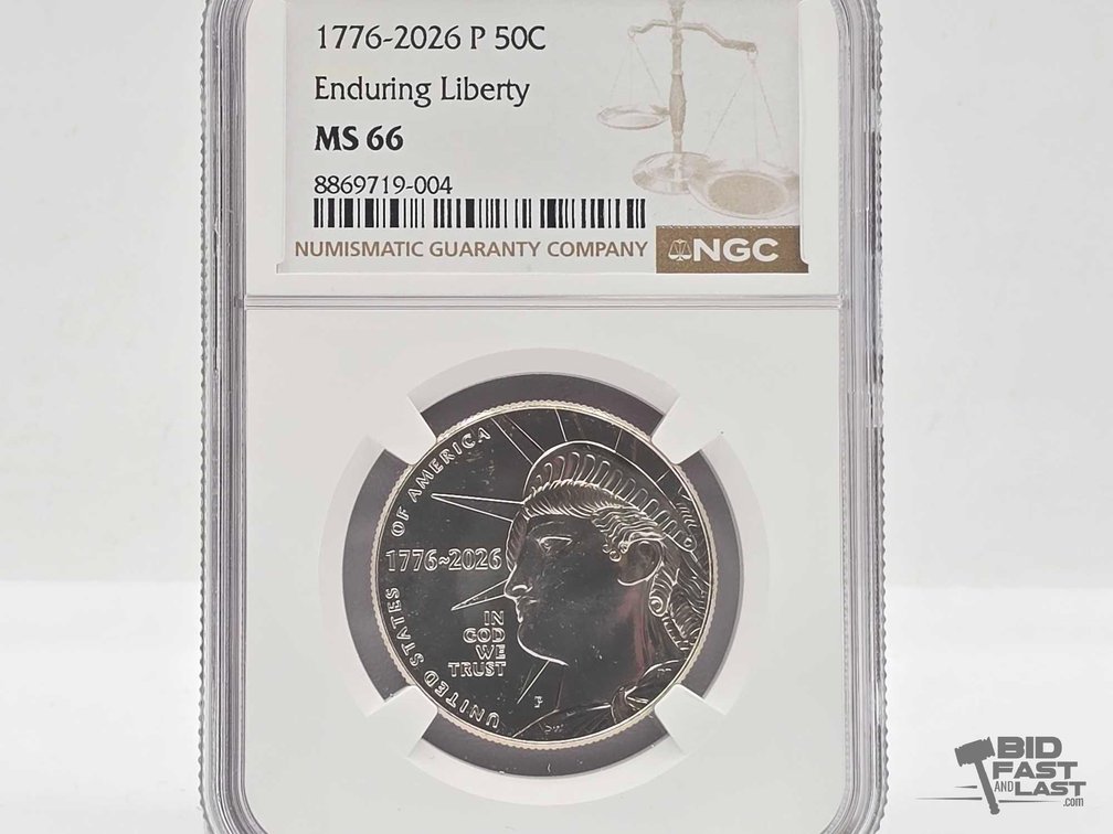 NGC MS66 1776-2026 P Enduring Liberty Half Dollar 250th Anniversary