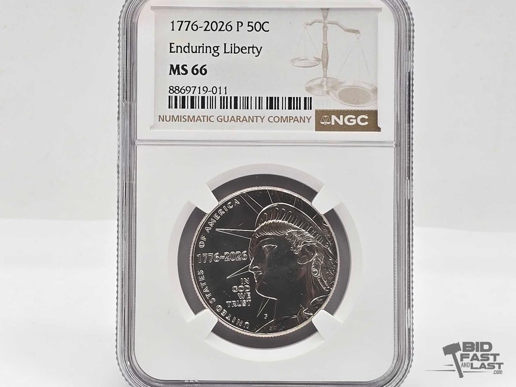2026 P Enduring Liberty Half Dollar NGC MS66 - 250th Anniversary