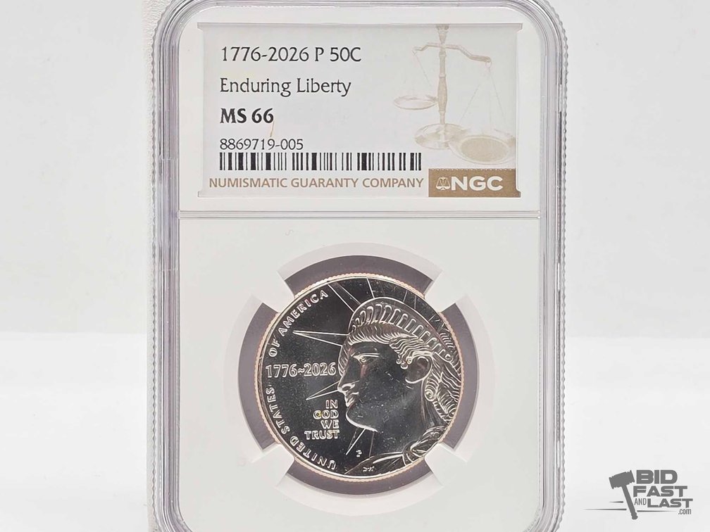 2026-P Enduring Liberty Half Dollar NGC MS66 - 250th Anniversary
