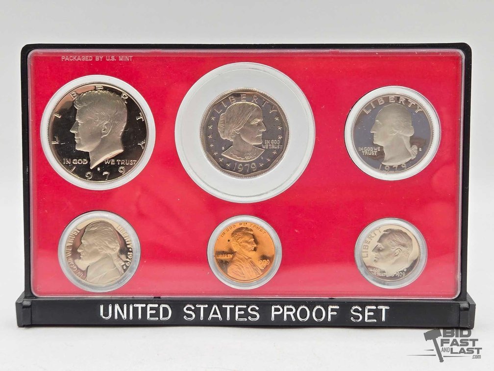 1979 U.S. Mint Proof Set – Six Coins incl. Susan B. Anthony Dollar