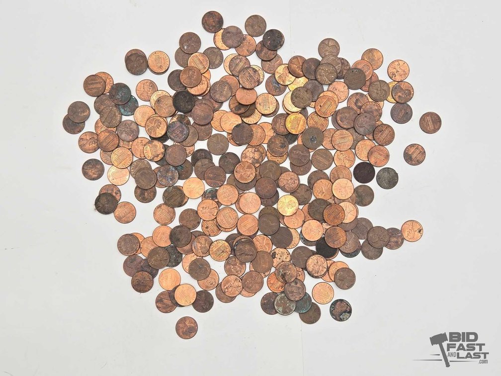 Mixed Lincoln Pennies – Lincoln Cents, Toned Bright Copper to Dark Brown