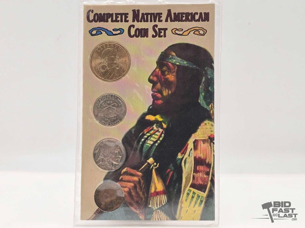 Complete Native American Coin Set with 2000-D Sacagawea Dollar