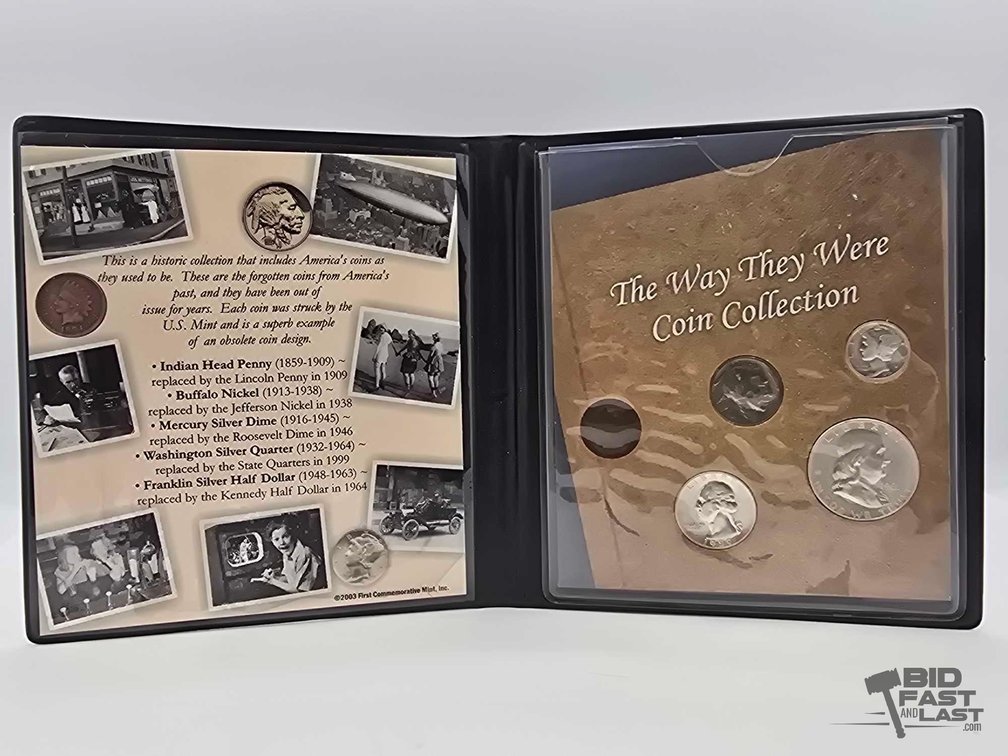 The Way They Were Coin Set – 5 Coins incl. 1961 Franklin Half Dollar