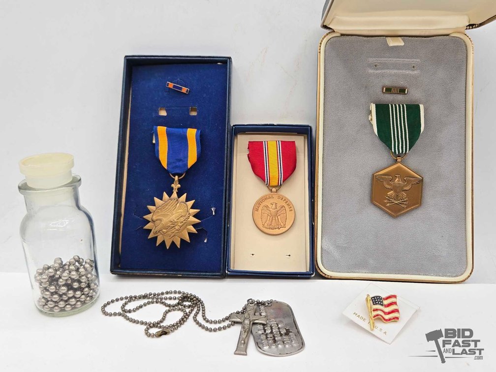 Military Medals and Dog Tags