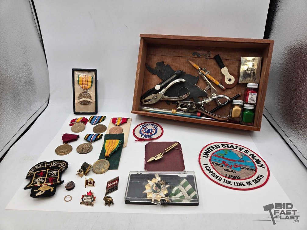 Military Medals, Patches, Pins, and More