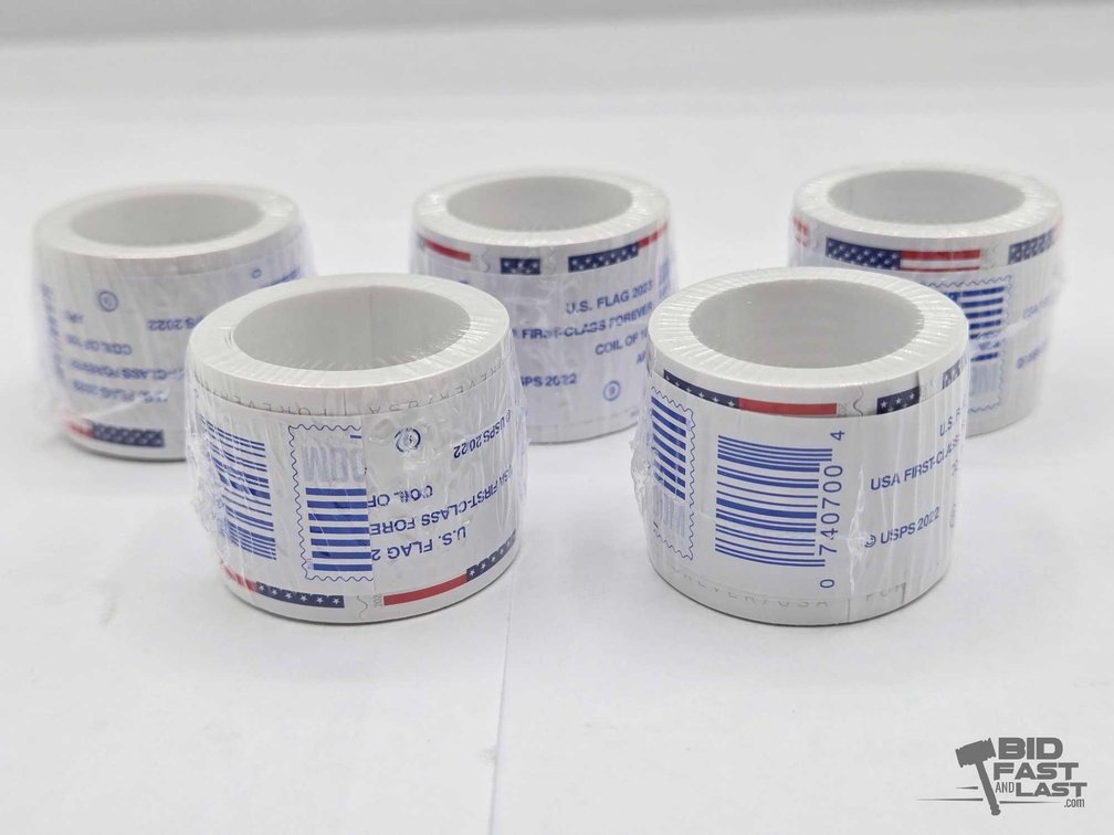 (5) Rolls U.S. Flag 2023 Forever Stamps – USA First-Class