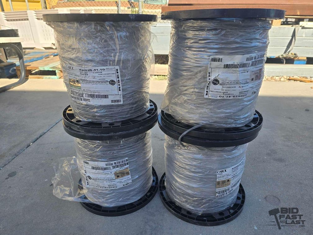 Carol 14 Gauge 2-Conductor Shielded Sound & Security Cable - (4) Spools