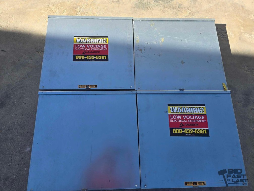 (4) Electrical Conduit Cabinets - Approx 22" x 24" x 8"