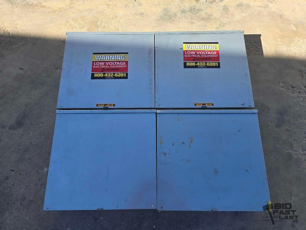 (4) Electrical Conduit Cabinets - Measures Approx 22" x 24" x 8"