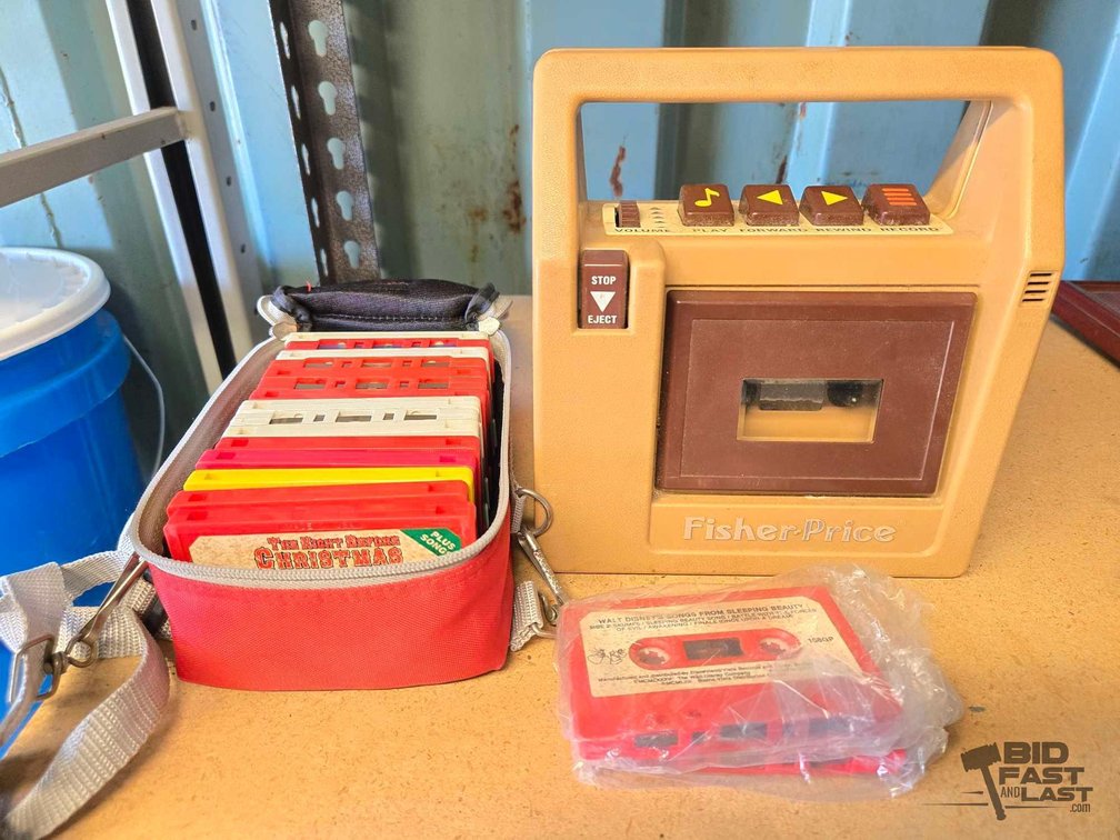 Fisher Price 826 Tape Player and Cassette Tapes