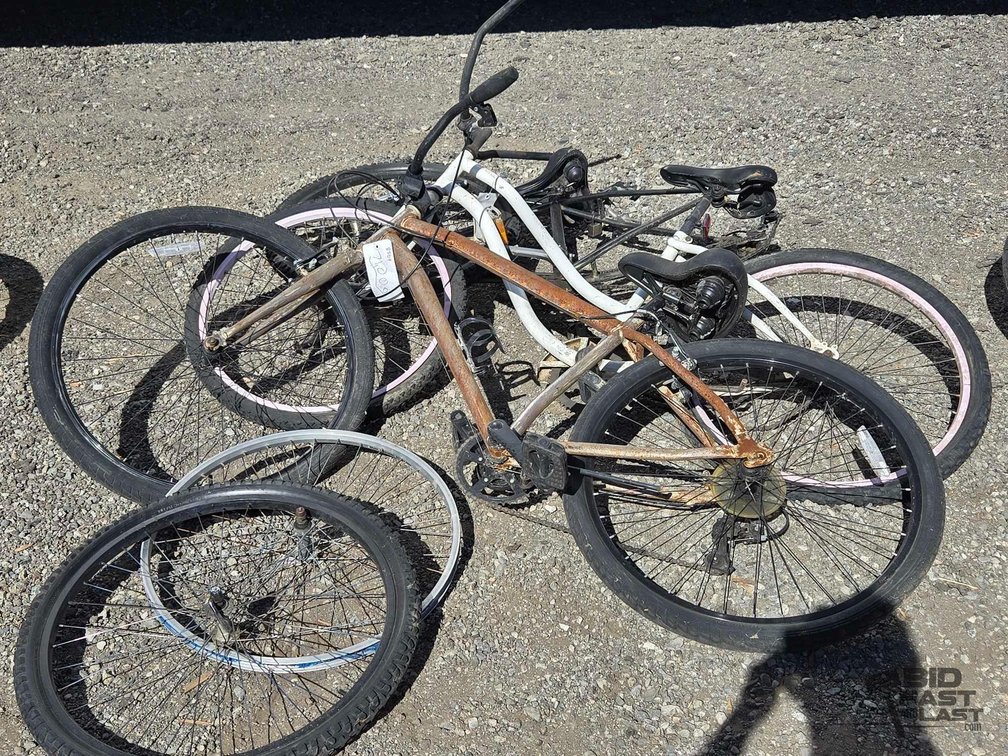 (3) Bicycles and Spare Bicycle Rims