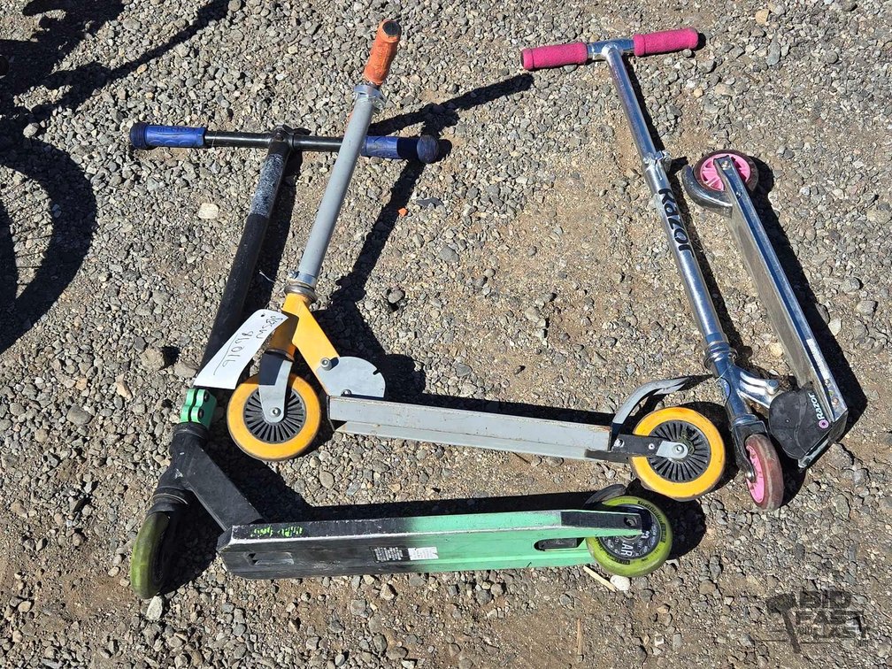 (3) Childrens Scooters