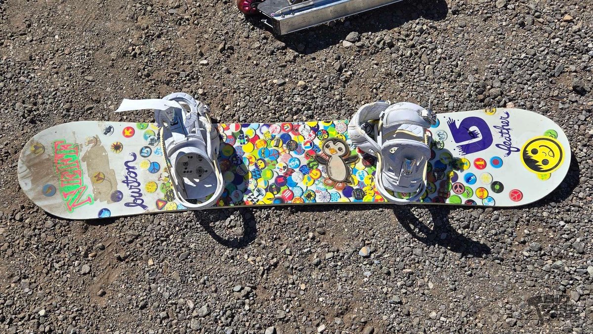 Burton Sticker Design Snowboard