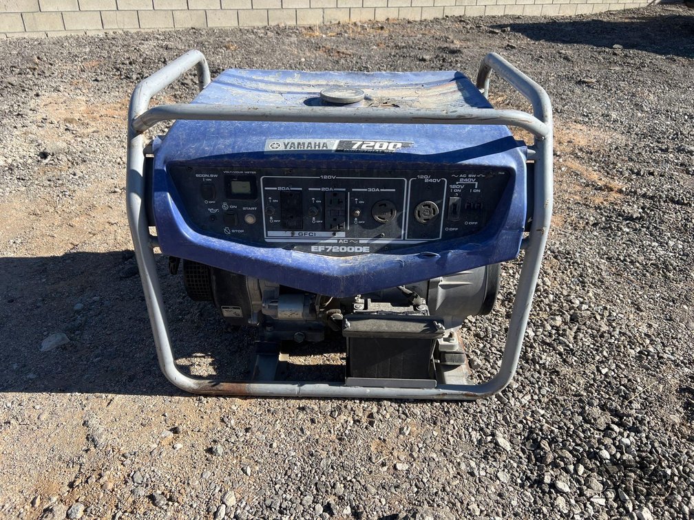 Yamaha EF7200DE Industrial Series Generator 