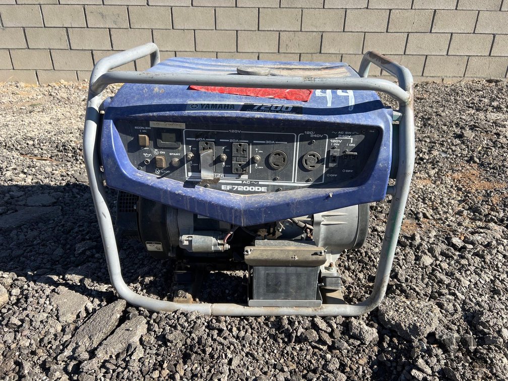 Yamaha EF7200DE Industrial Series Generator 