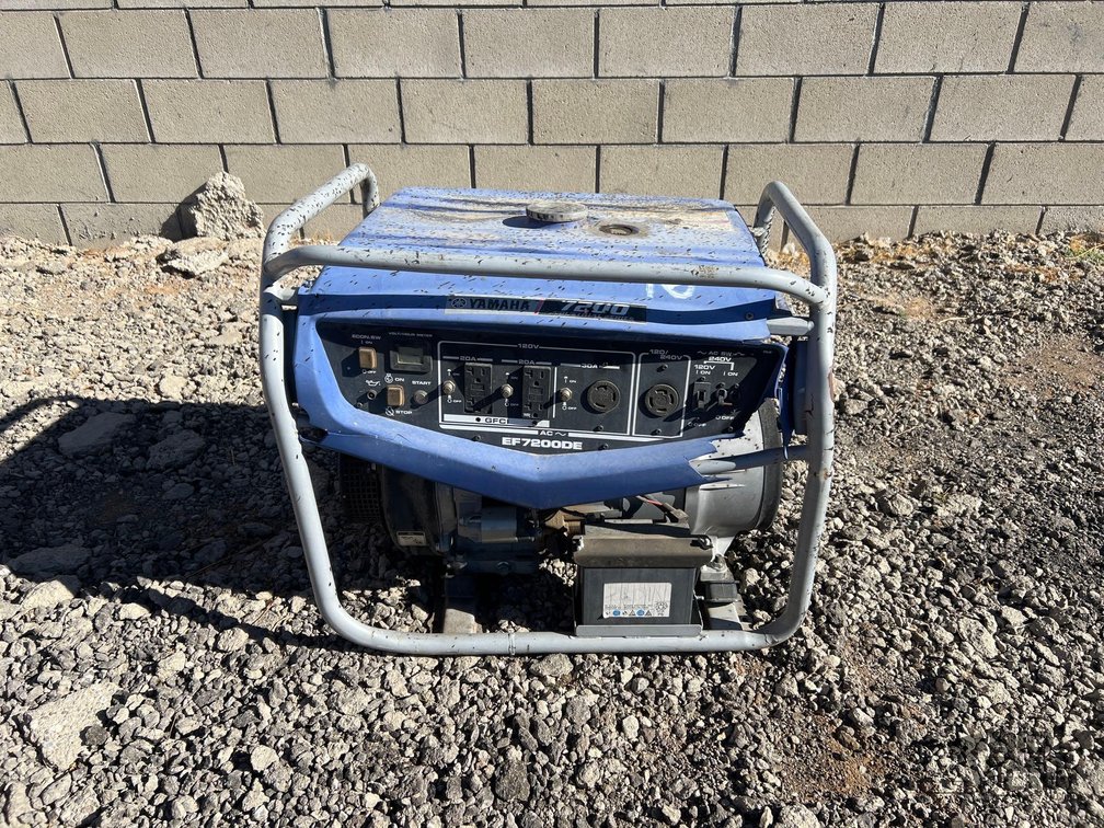 Yamaha EF7200DE Industrial Series Generator 