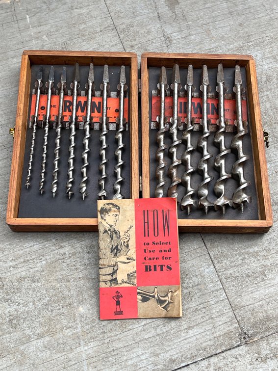 Vintage Brace Dill Bits