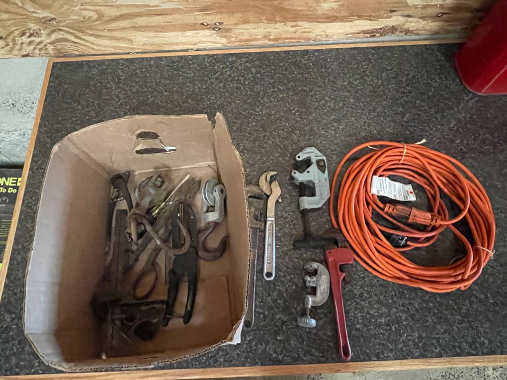 Extension Cord & Tools