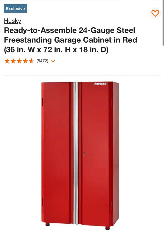 Husky Garage Cabinet 