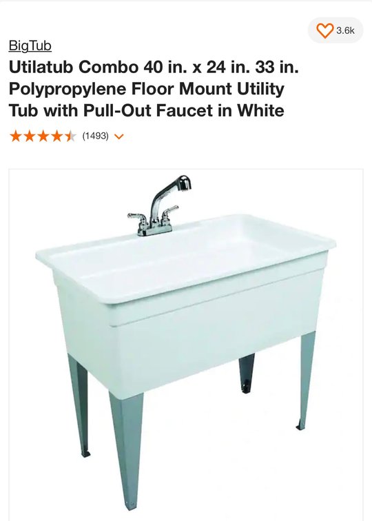 BigTub Utility Sink