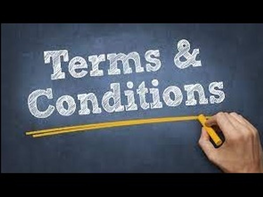 Terms & Conditions