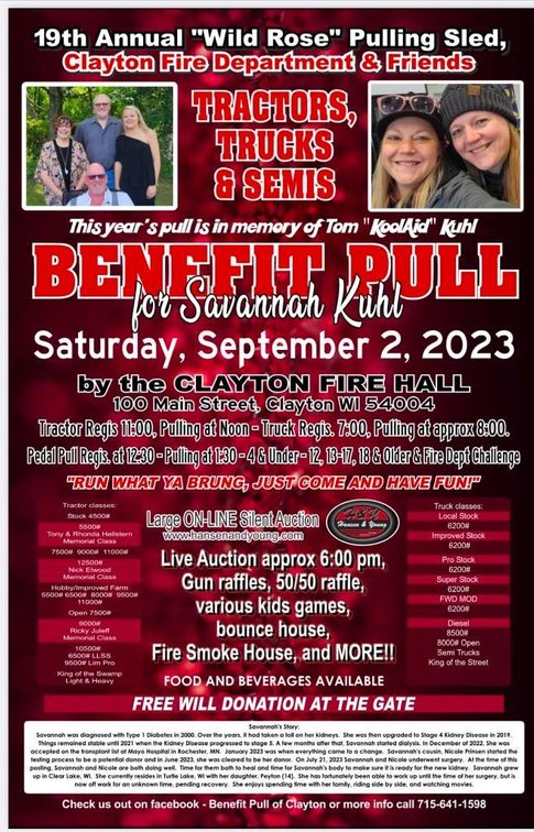 Image for 2023 Clayton Benefit Pull - Clayton, WI