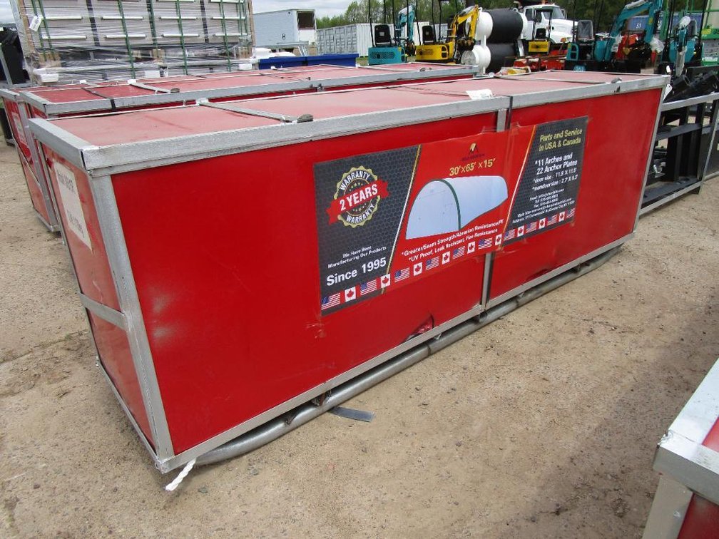 30'x65'x15' Hoop Storage Building