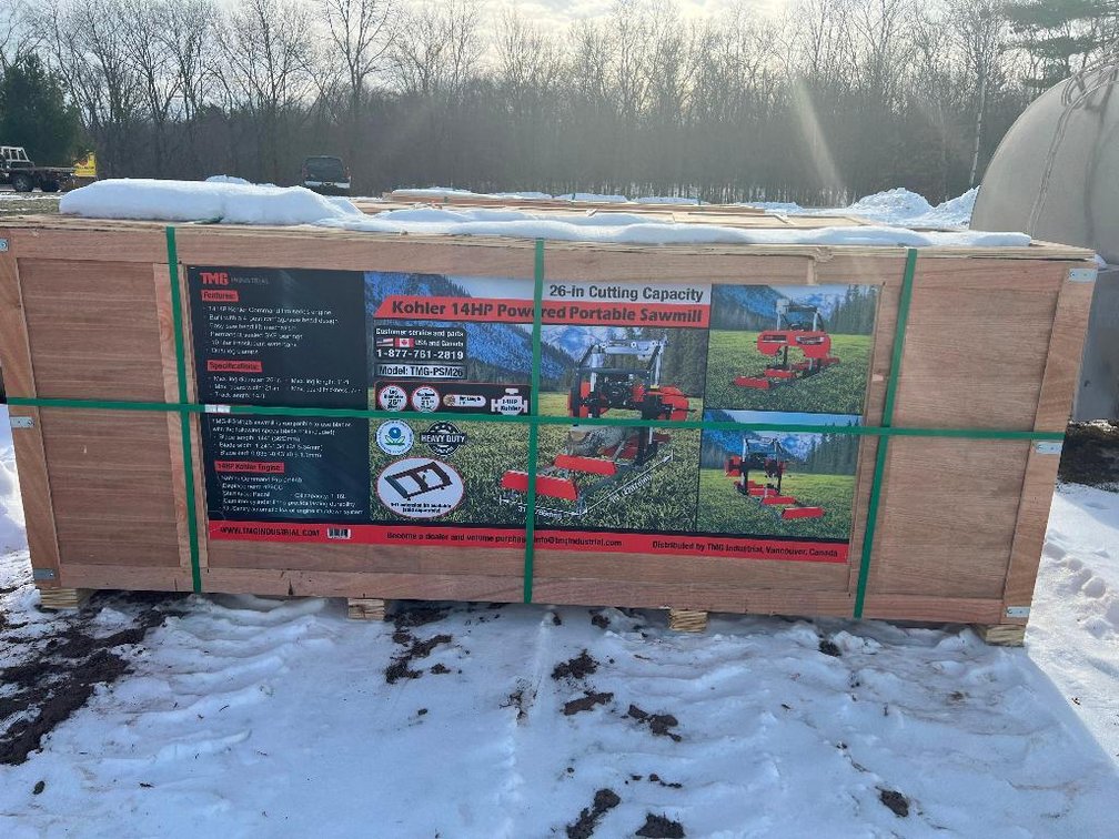 TMG 26'' Cut Cap Kohler 14hp Powered Portable Sawmill