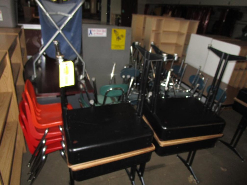 (4) School Desks 