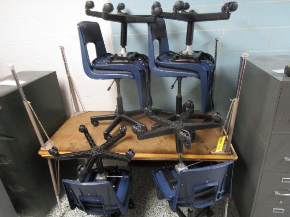 (8) Chairs and (2) Tables 