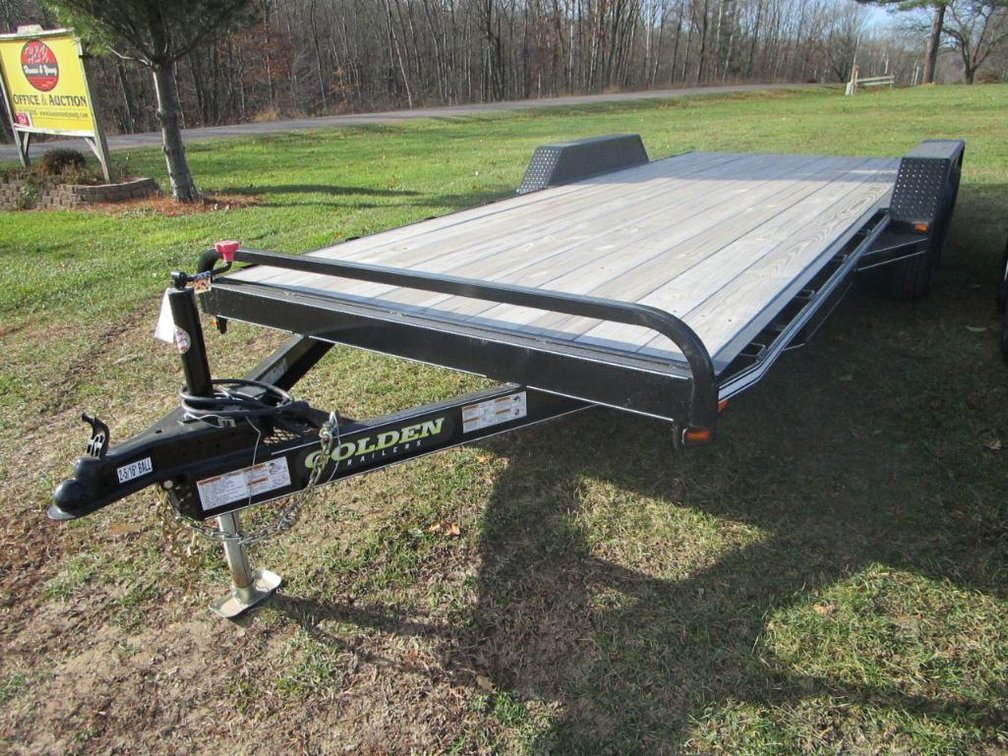 2021 Golden 82''x20' Car Hauler Trailer, VIN # 4MJUB2022ME079297