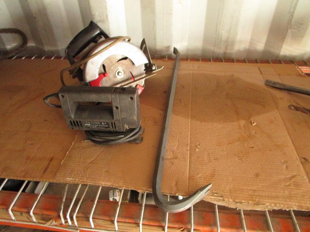 Pry Bar, Black & Decker Jig Saw & Power Craft Circular Saw