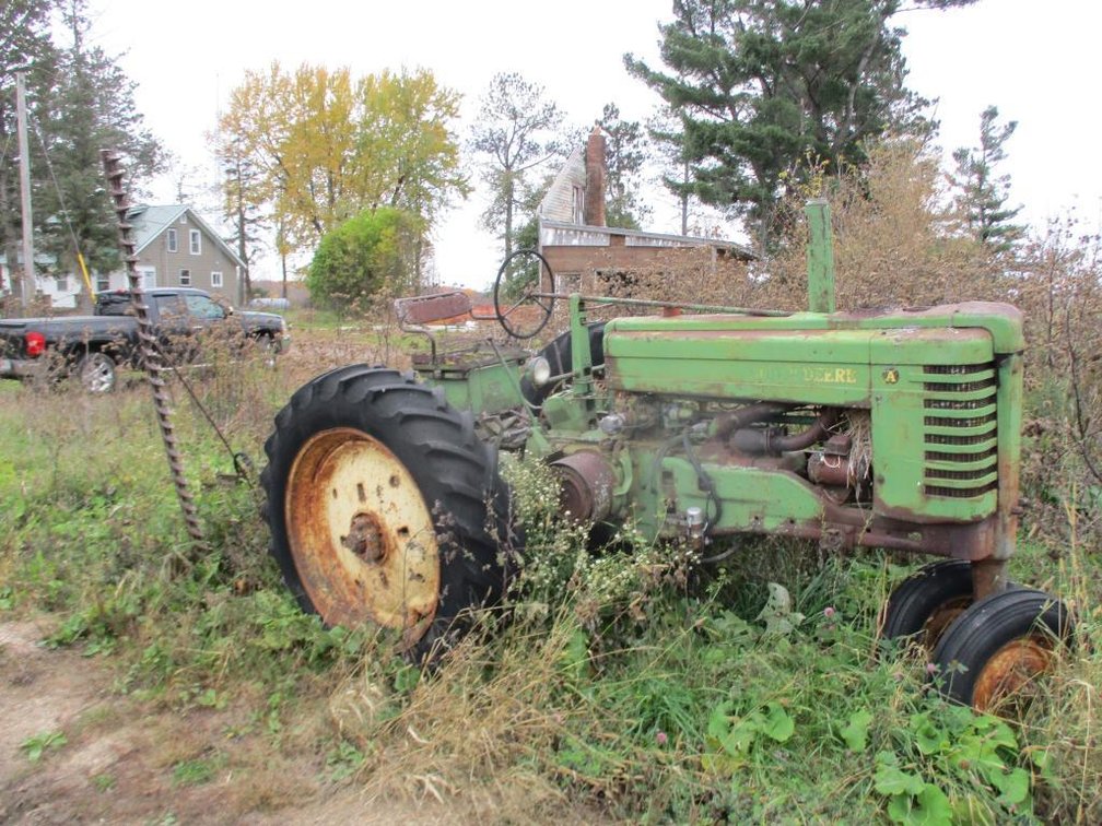 John Deere A Tractor w/ Loader and Mower - Ladysmith WI