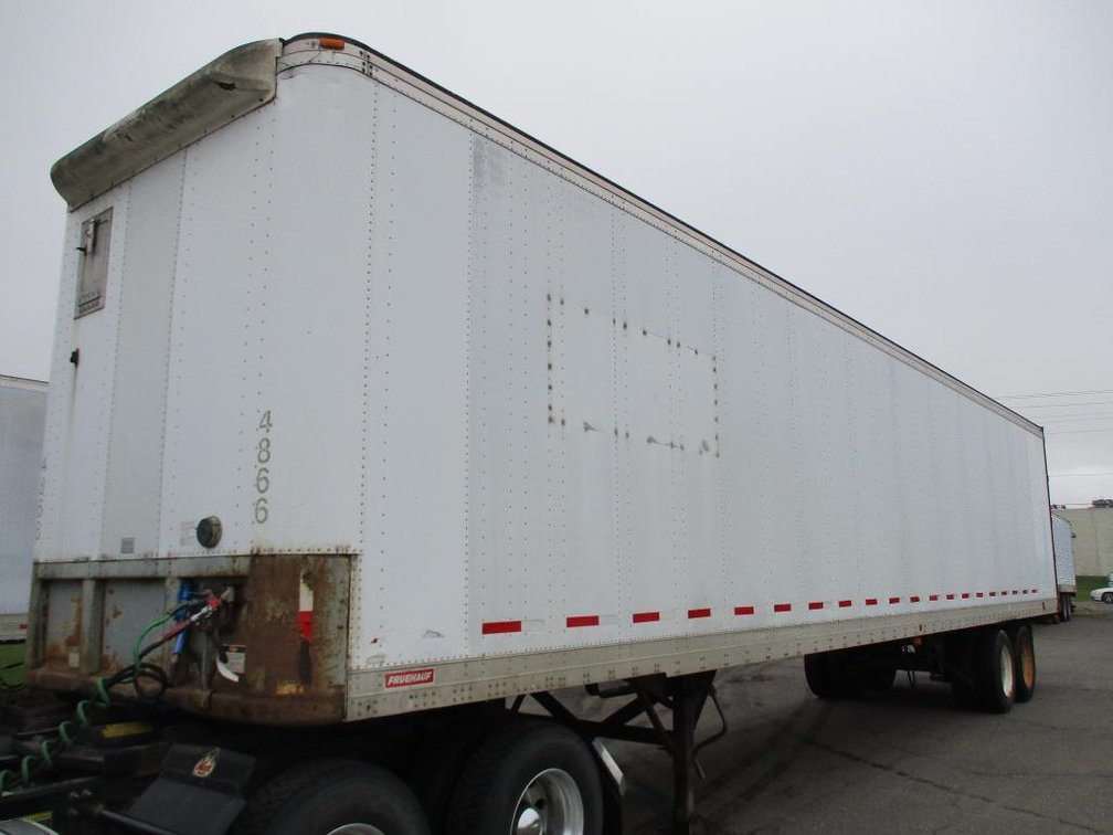 1989 Fruehauf Dry Van Trailer, VIN # 1h2v04824ke012510 - Turtle Lake WI