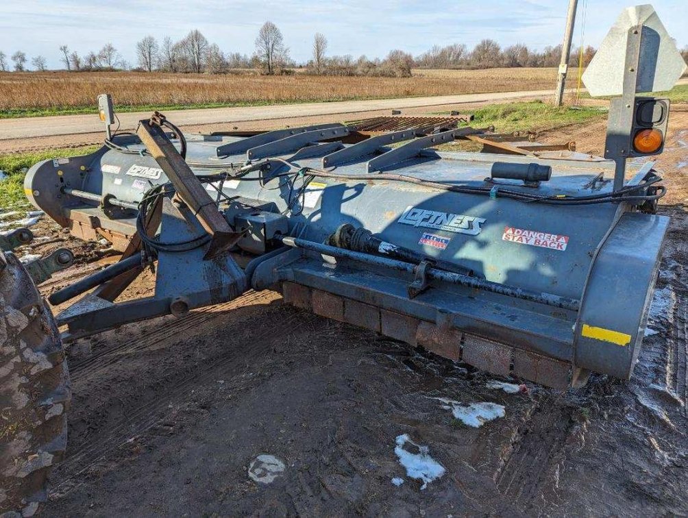 Loftness 15' Windrow Stalk Chopper - Manawa, WI