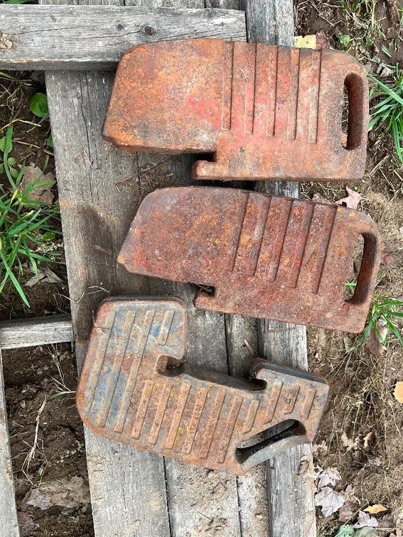 (3) Massey Ferguson Suitcase Weights - Ladysmith WI