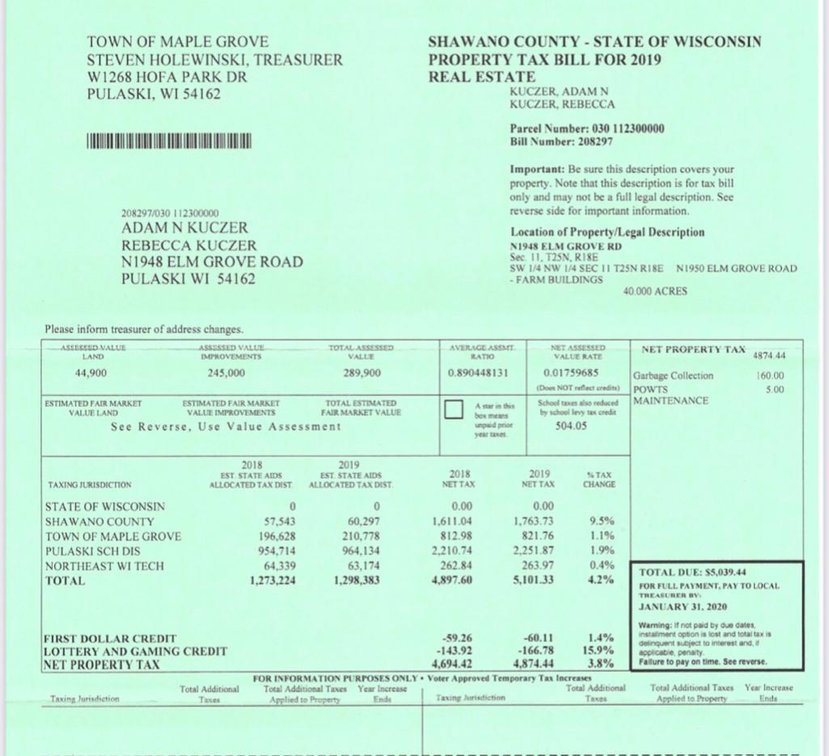 Image for Shawano County Farm with 40(+/-) Acres