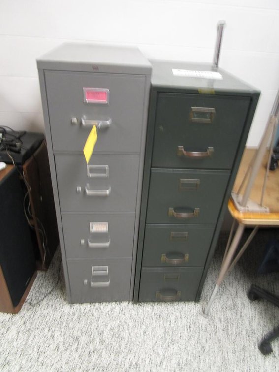 (2) File Cabinets 