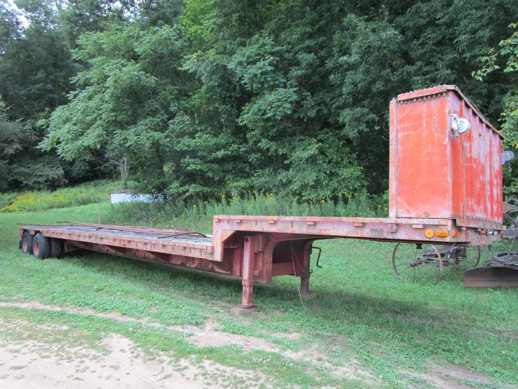 1980 44' Transcraft Step Deck Trailer