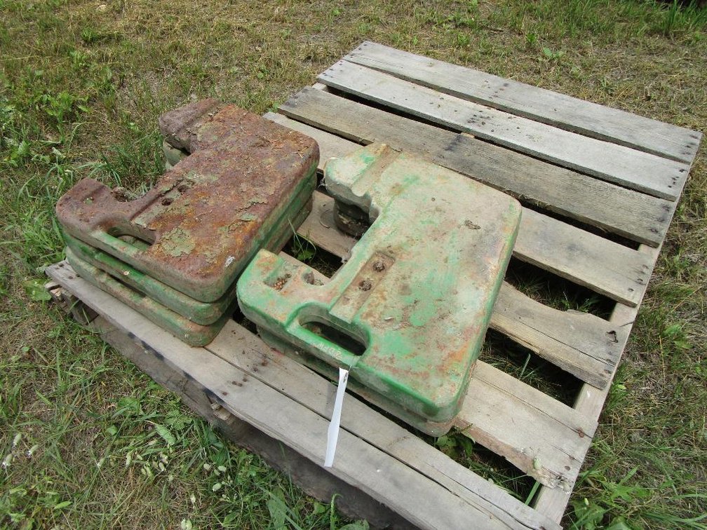 6 John Deere Suitcase Weights