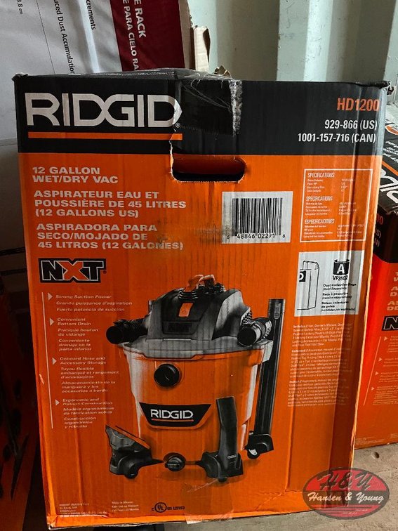 RIDGID 12gal Wet/Dry Vac