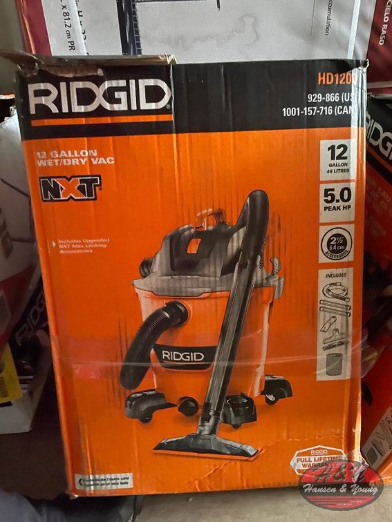 RIDGID 12gal Wet/Dry Vac