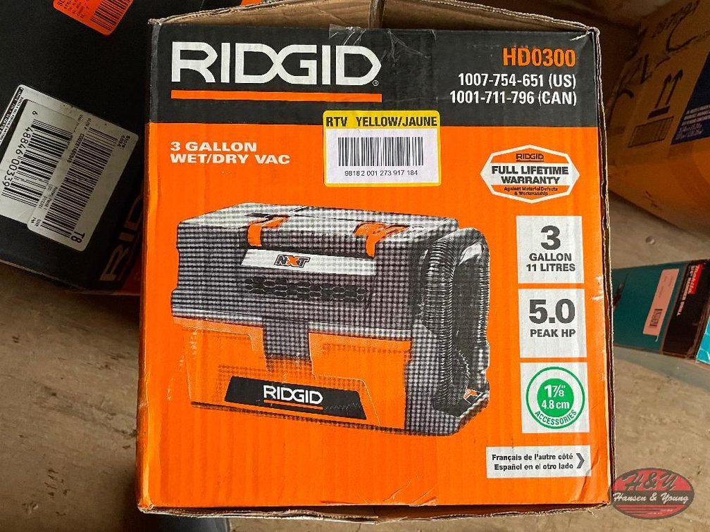 RIDGID 3gal Wet/Dry Vac