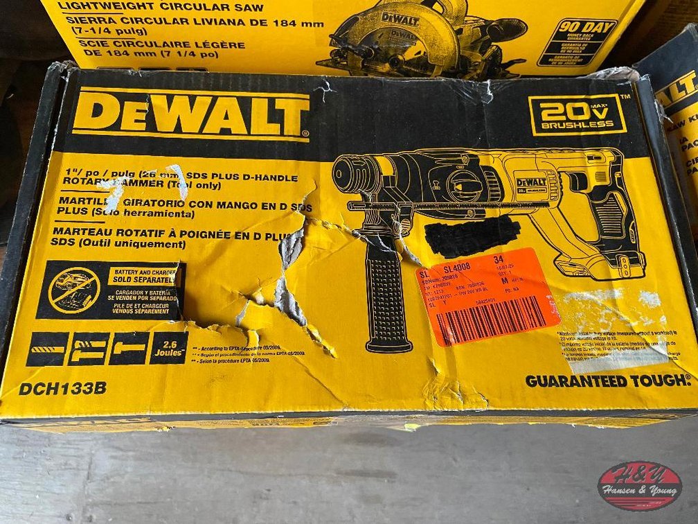 DeWalt 1'' SDS Plus D-Handle Rotary Hammer - Tool Only