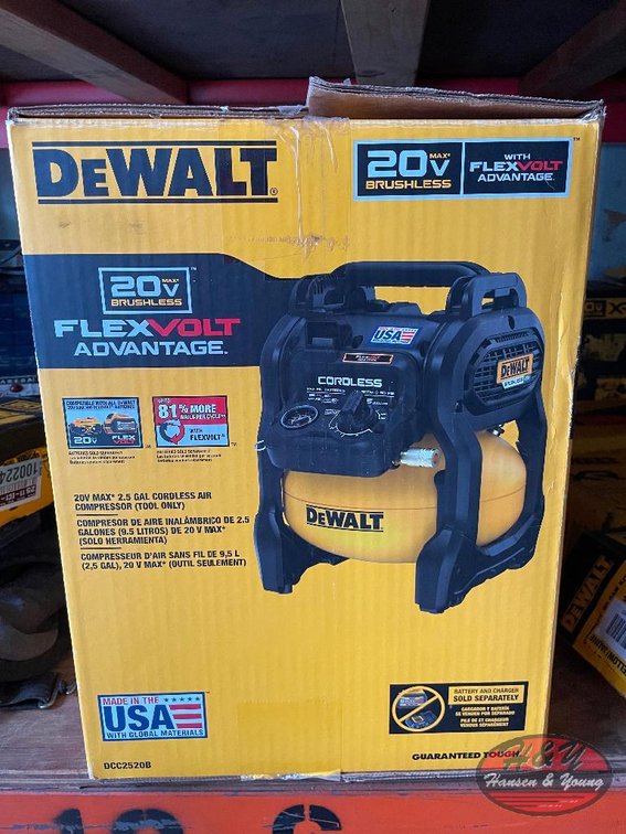 DeWalt 20V Max 2.5gal Cordless Air Compressor - Tool Only!
