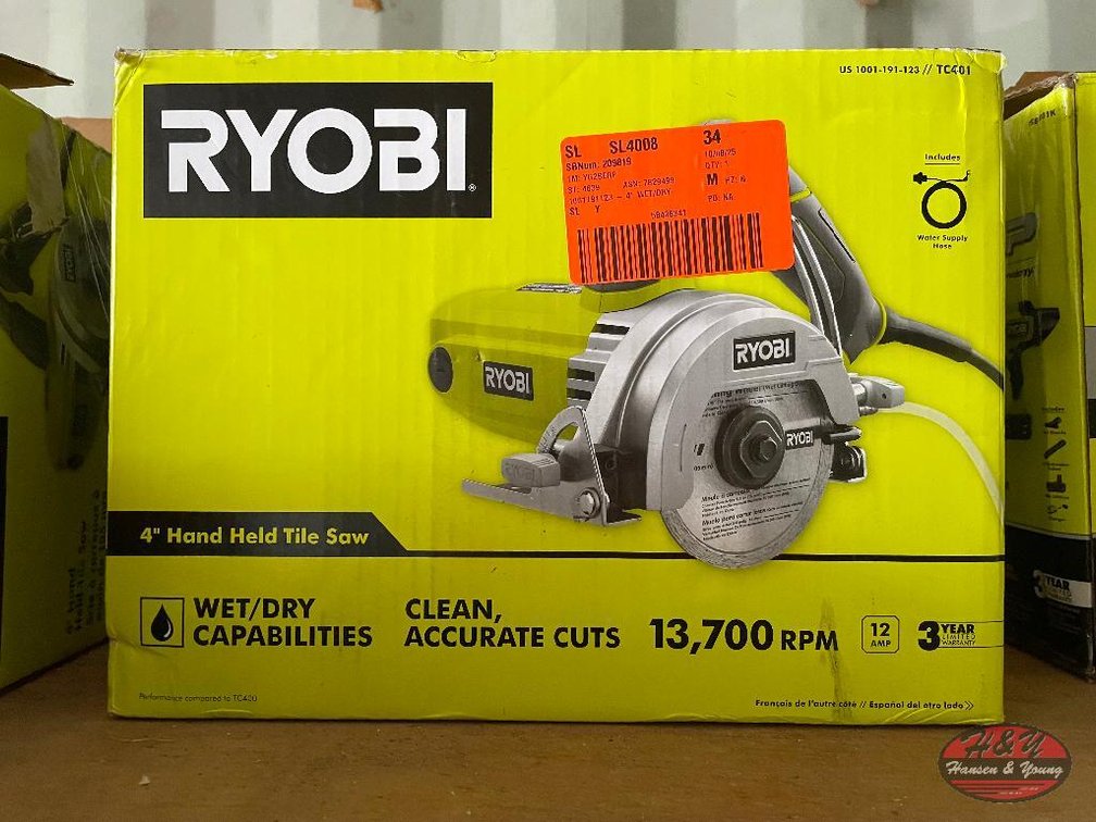 RYOBI 4'' Hand Held Tile Saw